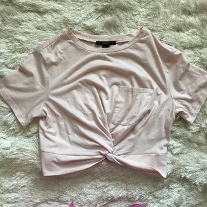 🔺SOLD——-Forever 21 Pale pink crop top! 💕